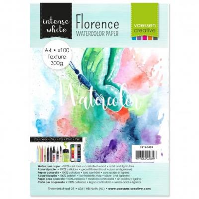 Vaessen Creative Florence - Aquarellpapier Texture Intense White